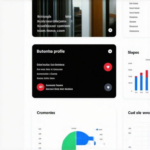 Google My Business dashboard with profile optimization and analytics