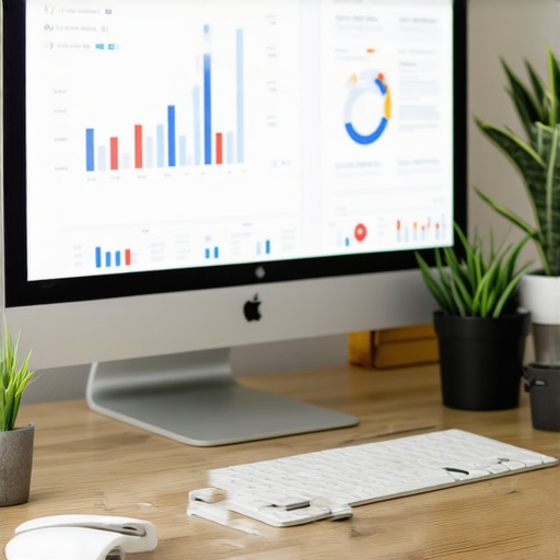 Screenshot of SEO dashboard with analytics and local SEO tools