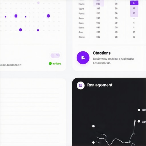 A collection of screenshots displaying various local SEO management tools for monitoring rankings and citations.
