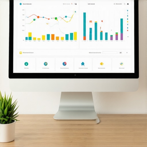 Person reviewing local SEO analytics on a computer