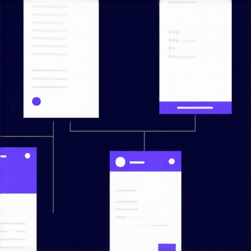 Illustration of schema markup embedded on a website for local businesses.