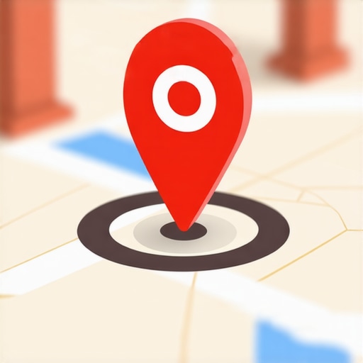 Business location map illustrating expansion of visibility radius through local SEO tactics