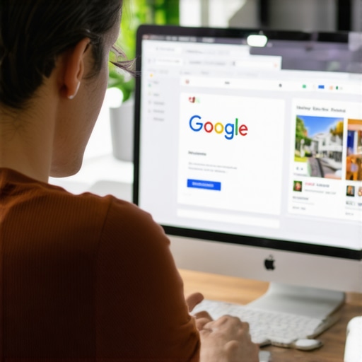 Optimizing Your GMB Profile for Local Dominance Business owner updating Google My Business profile