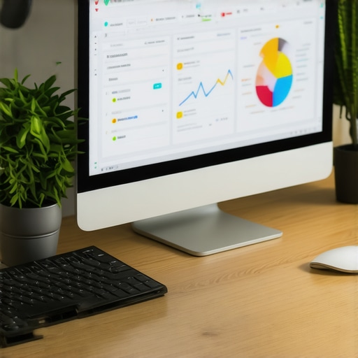 Workspace with SEO tools and analytics focus on local reputation and rankings.